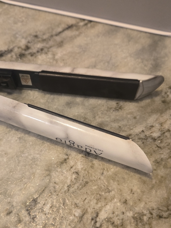 Adagio Ceramic Soft Touch Flat Iron - White main image 4